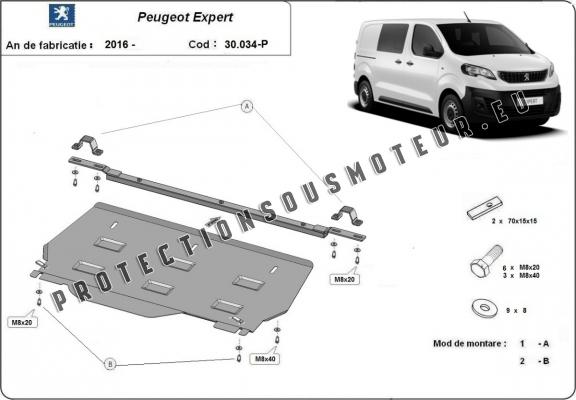 Protection sous moteur et de la boîte de vitesse Peugeot Expert MPV