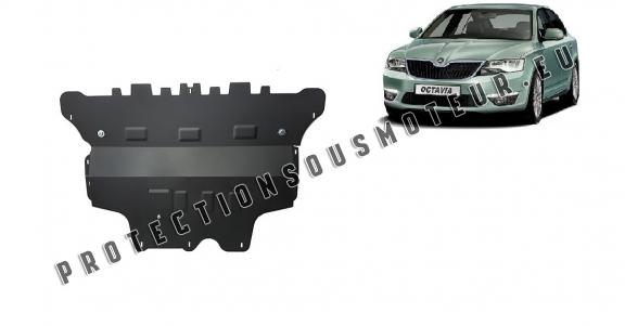 Protection sous moteur et de la boîte de vitesse Skoda Octavia 3 - boîte de vitesses manuelle