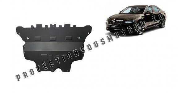 Protection sous moteur et de la boîte de vitesse Skoda Superb - boîte de vitesses manuelle