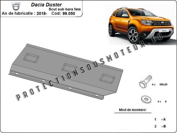 Protection de pare-choc avant Dacia Duster