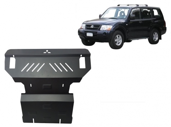 Protection sous moteur et de la radiateur Mitsubishi Pajero 3 (V60, V70)