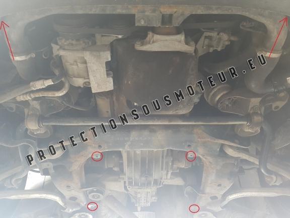 Protection sous moteur et de la radiateur VW Passat B5.5