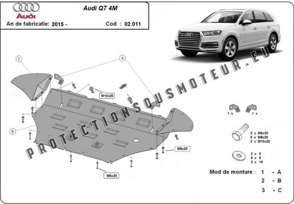 Protection Sous Moteur Audi Q7