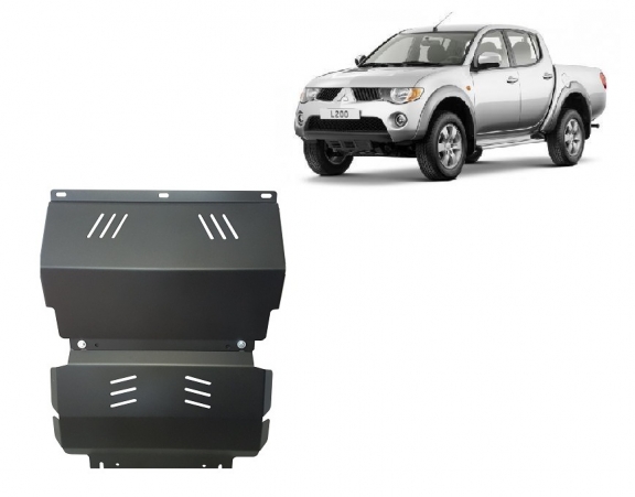 Protection sous moteur et de la radiateur Mitsubishi L 200