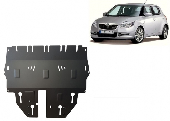 Protection sous moteur et de la boîte de vitesse Skoda Fabia 2