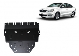 Protection sous moteur et de la boîte de vitesse Skoda Rapid