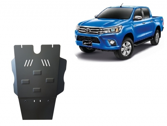 Protection de la boîte de vitesse et de la filtre à particules Toyota Hilux Revo