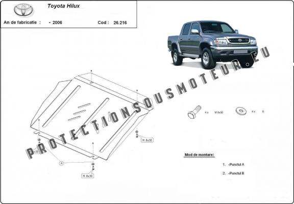 Protection Sous Moteur Toyota Hilux