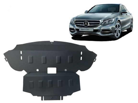 Protection sous moteur et de la radiateur Mercedes C-Class W205