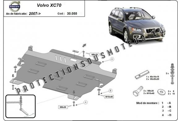 Protection sous moteur et de la boîte de vitesse Volvo XC70