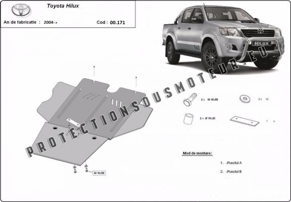 Protection de la boîte de vitesse Toyota Hilux