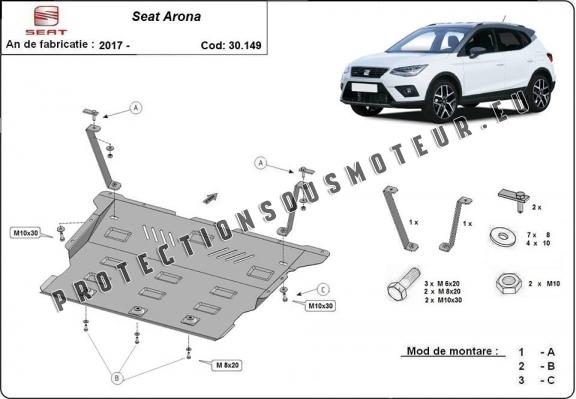 Protection sous moteur et de la boîte de vitesse Seat Arona