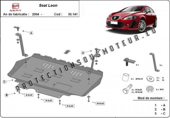 Protection sous moteur et de la boîte de vitesse Seat Leon 2