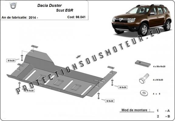 Protection EGR, system STOP&GO Dacia Duster