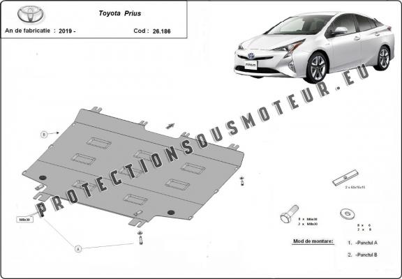 Protection sous moteur et de la boîte de vitesse Toyota Prius