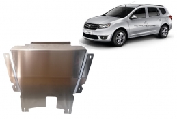 Protection sous moteur et de la boîte de vitesse DACIA LOGAN MCV - Aluminum