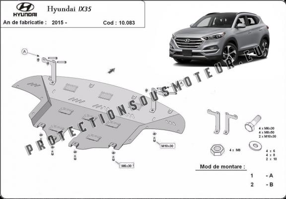 Protection sous moteur et de la boîte de vitesse Hyundai IX35