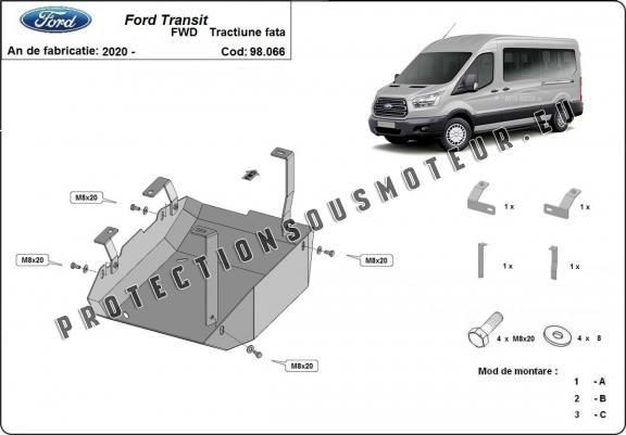Protection réservoir AdBlue Ford Transit ( 4X2, 4X4 )