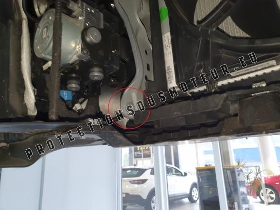 Protection sous moteur et de la boîte de vitesse Opel Corsa F