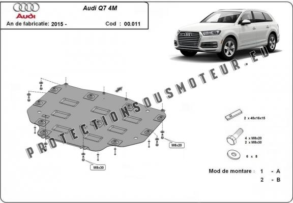 Protection de la boîte de vitesse Audi Q7 