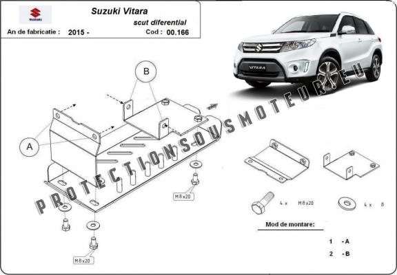 Protection du différentiel - RWD Suzuki Vitara