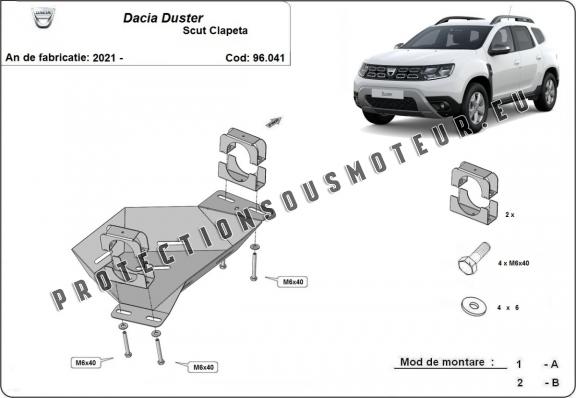 Protection de Vanne EGR Dacia Duster