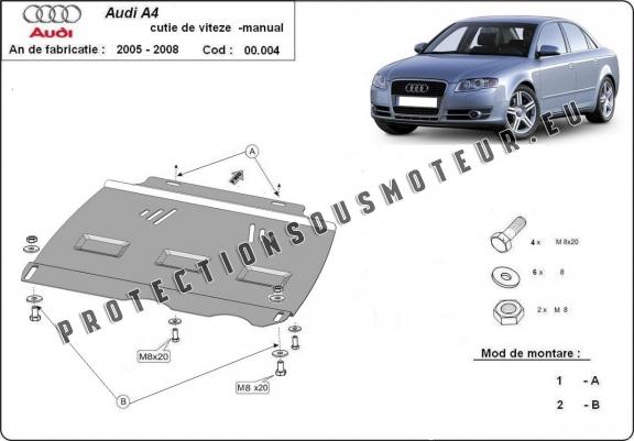 Protection de la boîte de vitesse Audi A4  B7 All Road - manuelle