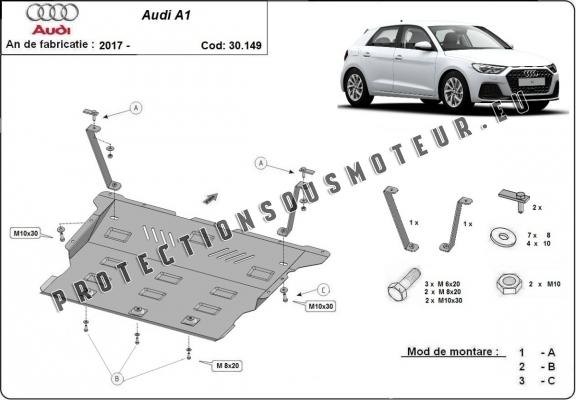 Protection sous moteur et de la boîte de vitesse Audi A1