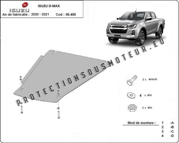 Protection de la boîte de vitesse Isuzu D-Max