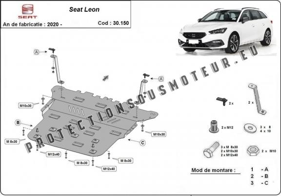 Protection sous moteur et de la boîte de vitesse Seat Leon