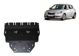 Protection sous moteur et de la boîte de vitesse Skoda Fabia 2 Diesel