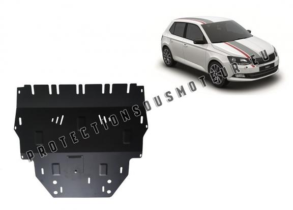 Protection sous moteur et de la boîte de vitesse Skoda Fabia 3 Diesel