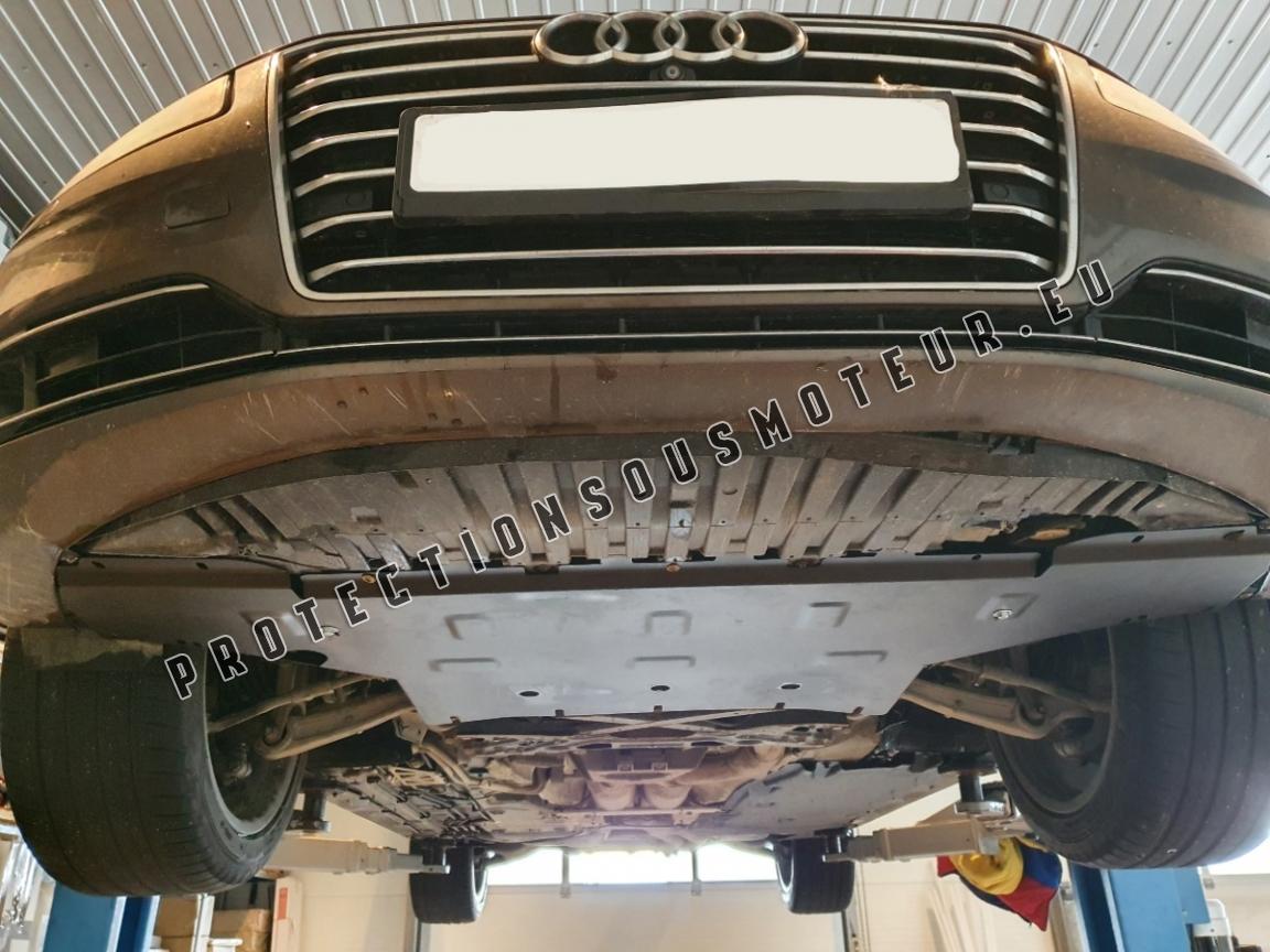 Audi A8 A6 A4 : installation du cache moteur inferieur 