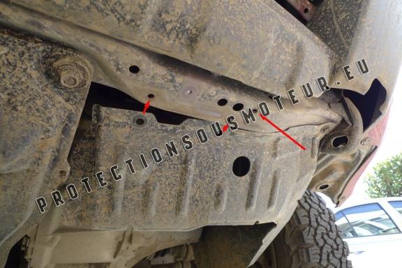 Protection sous moteur et de la boîte de vitesse Nissan X-Trail T30