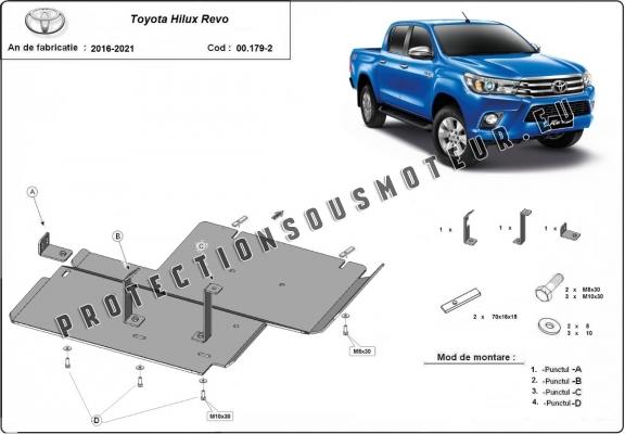 Protection du différentiel  Toyota Hilux Revo