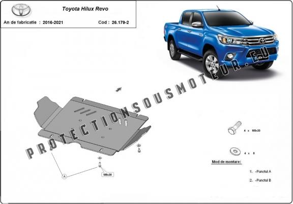 Protection Sous Moteur Toyota Hilux Revo - Aluminium