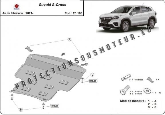 Protection sous moteur et de la boîte de vitesse Suzuki S-Cross