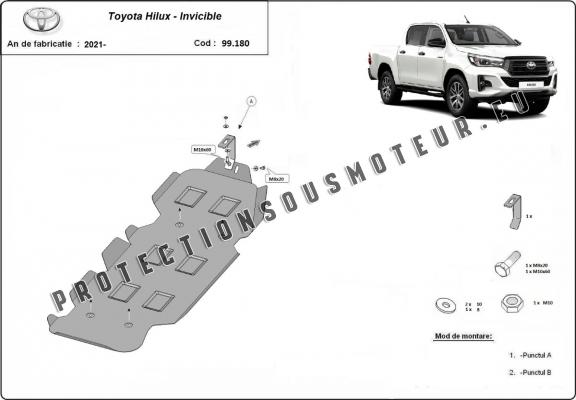 Protection de réservoir Toyota Hilux Invincible