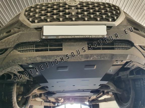 Protection sous moteur et de la radiateur SsangYong Rexton