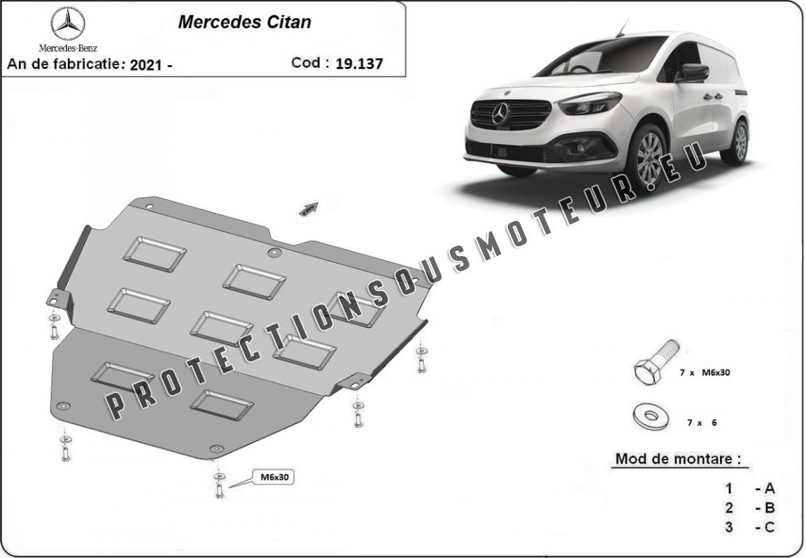 bache Voiture Automatique personnalisée pour Mercedes Benz Citan