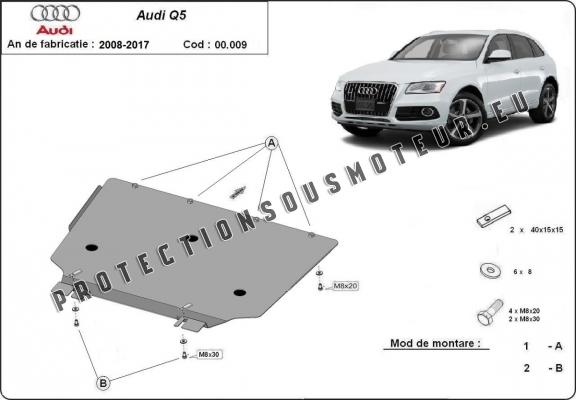 Protection de la boîte de vitesse Audi Q5