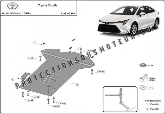 Protection convertisseur catalytique/cat lock Toyota Corolla