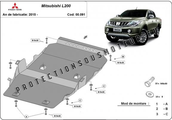 Protection de la boîte de vitesse et de la différentiel Mitsubishi L200