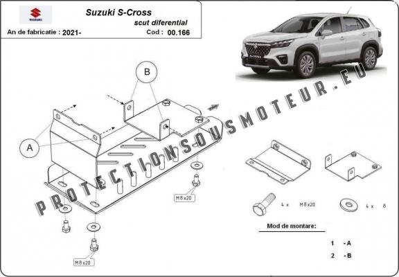 Protection du différentiel Suzuki S-Cross