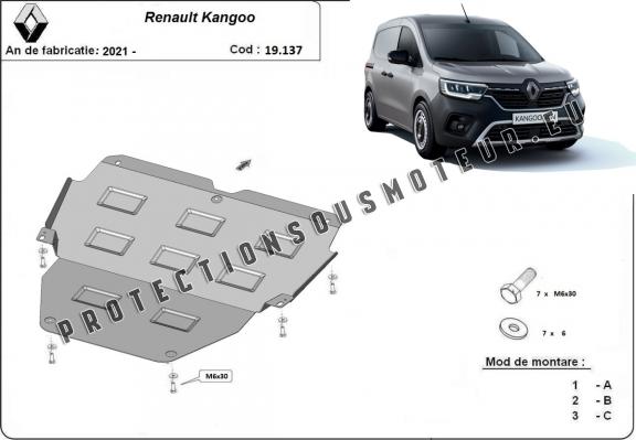 Protection sous moteur et de la boîte de vitesse Renault Kangoo Van