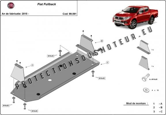 Protection de réservoir Fiat Fullback
