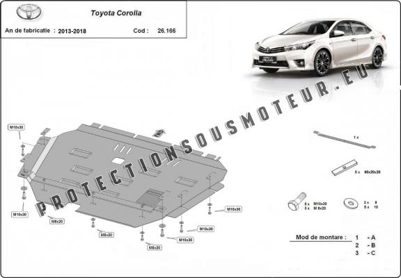 Protection Sous Moteur Toyota Corolla