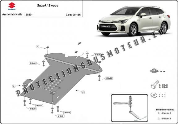 Protection convertisseur catalytique/cat lock Suzuki Swace