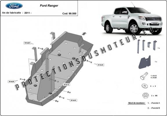 Protection de réservoir Ford Ranger