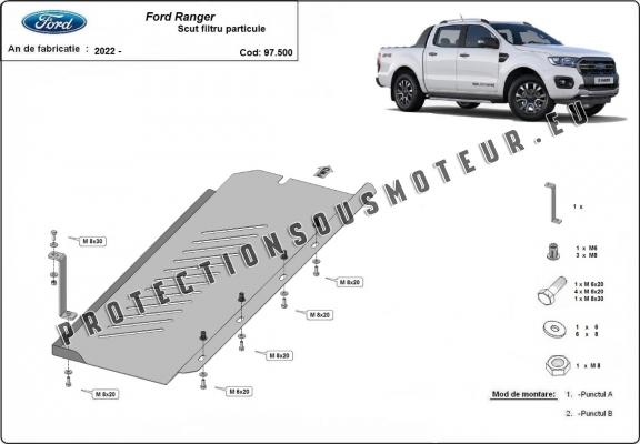 Protection de DPF Ford Ranger